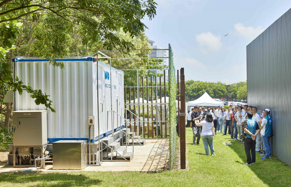 友達西大墩窯文化館建置屋頂全綠電及儲能櫃，為兼具創能儲能的永續綠能場域