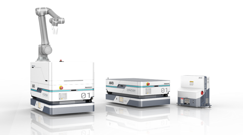 友達數位開發的自主式移動機器人（AMR250M），搭配全向輪並結合AI演算法、2D LiDAR、3D攝影機等技術，協助客戶實現產線全自動化